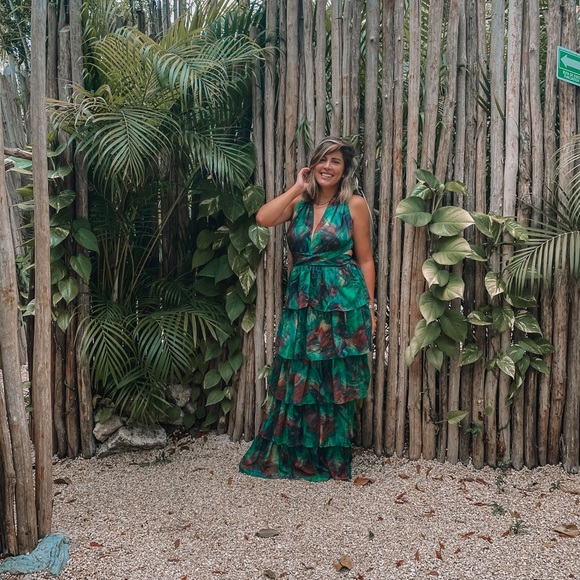 Summer beautiful maxi dress - Picture 3 of 3